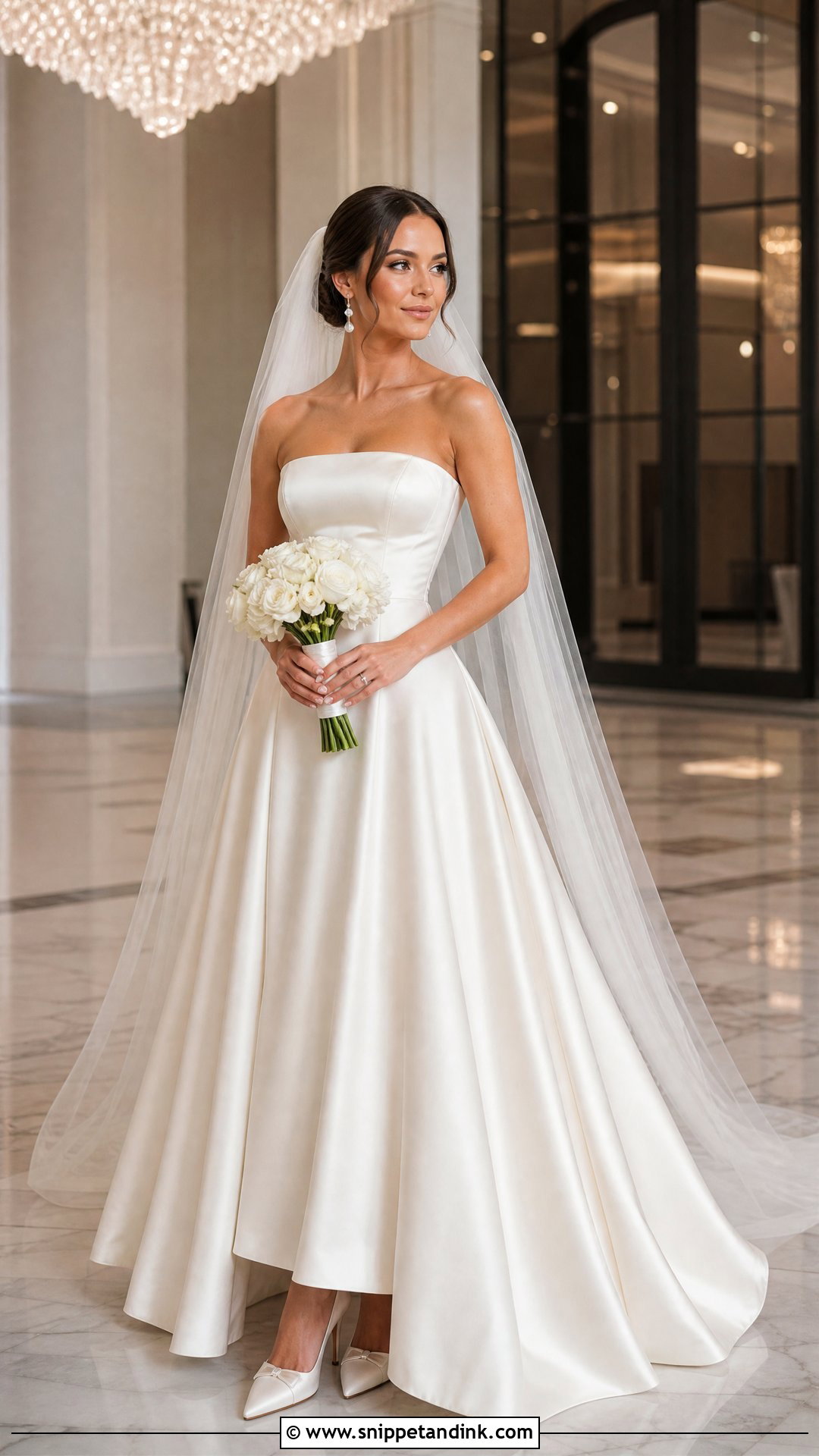 Satin Tube Top Wedding Dress - Snippet and Ink - 20 Tube Top Wedding Dress Ideas