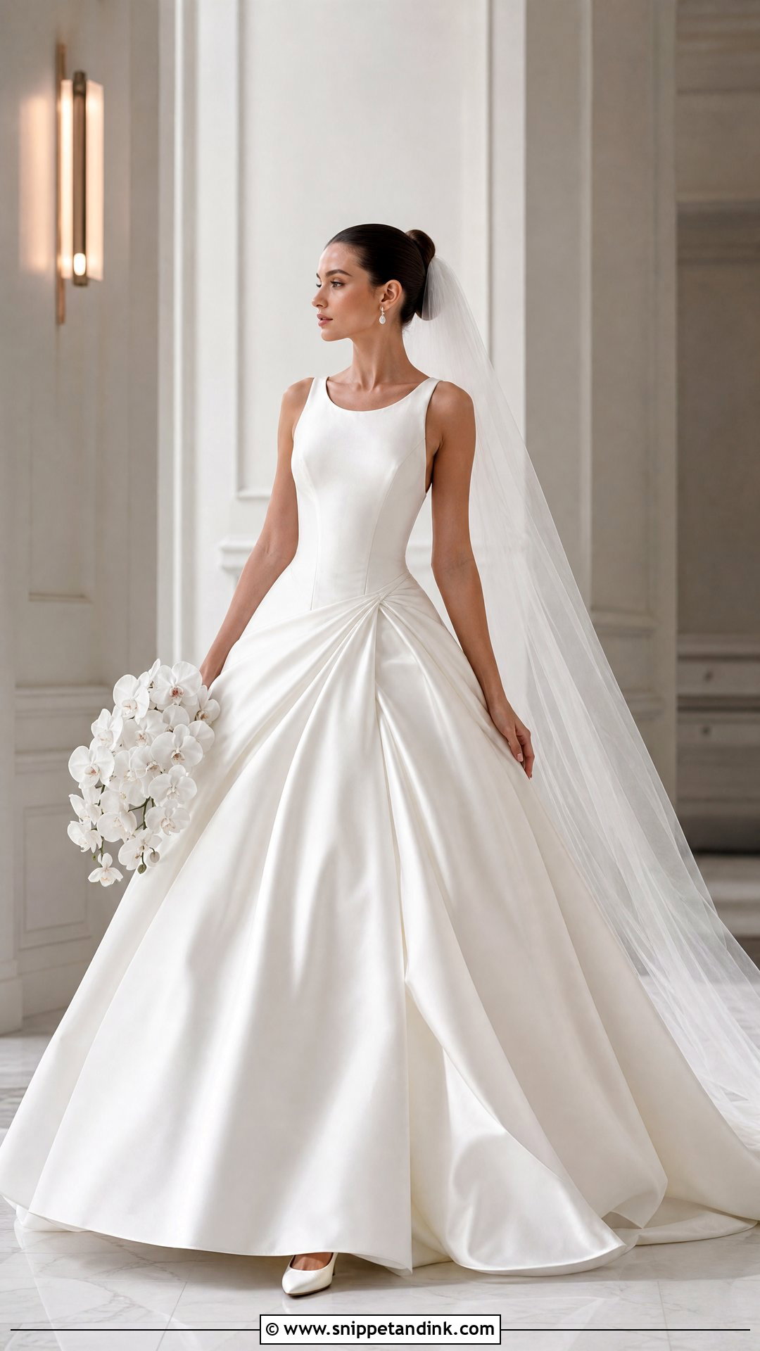 Satin Vera Wang Ball Gown - Snippet and Ink - 20 Vera Wang Wedding Dress Ball Gown Ideas