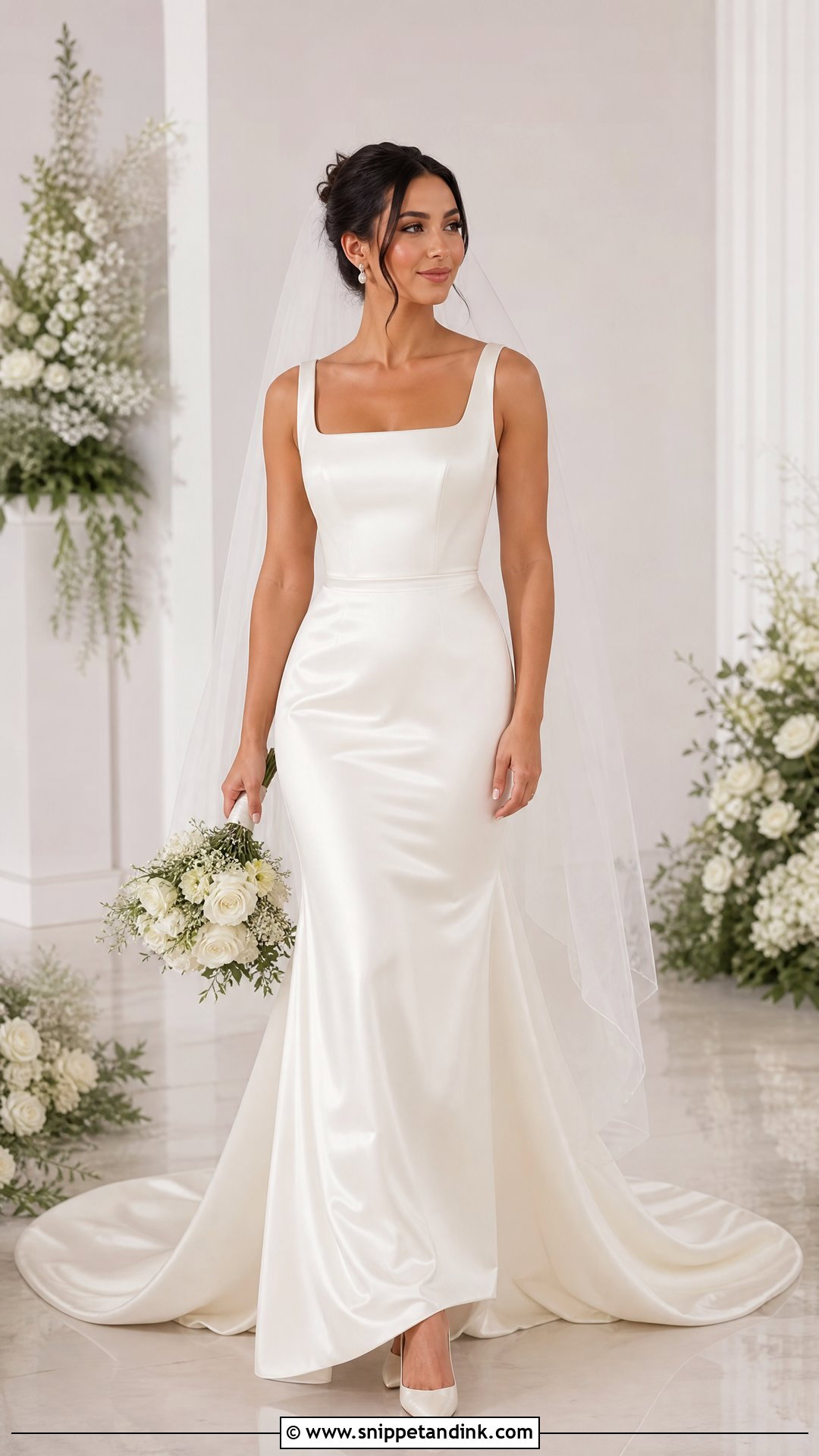 Satin Wedding Dress - Snippet and Ink - 25 Wedding Dresses for Women