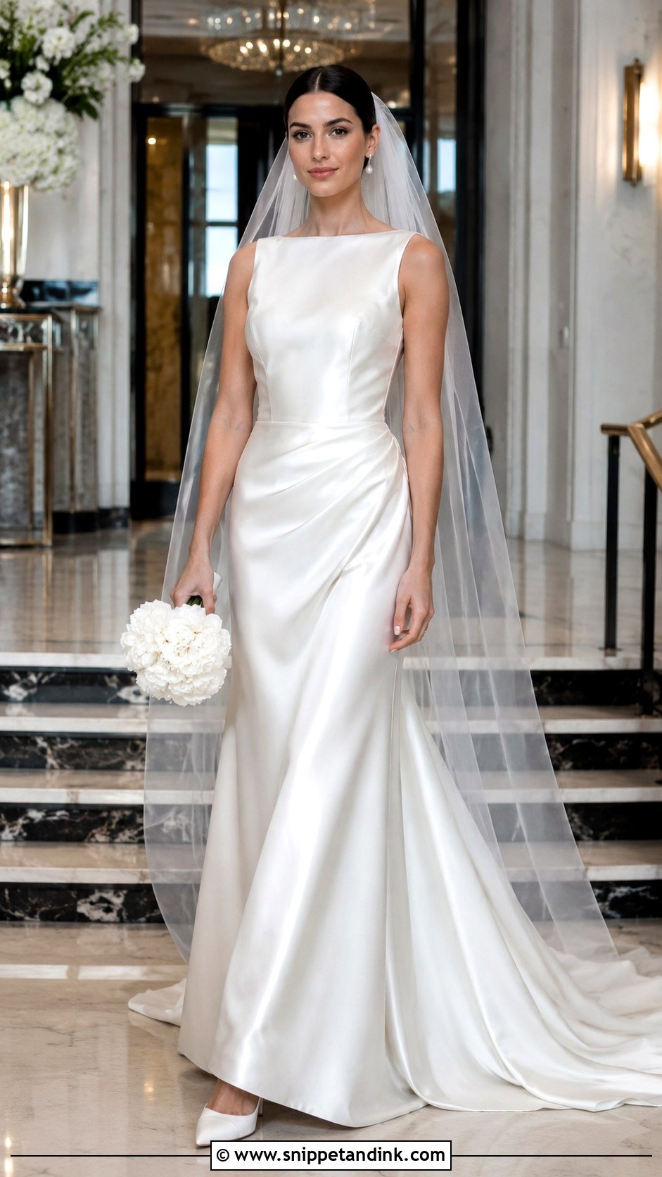 Satin Wedding Dress - Snippet and Ink - 25 Women Wedding Dress Ideas
