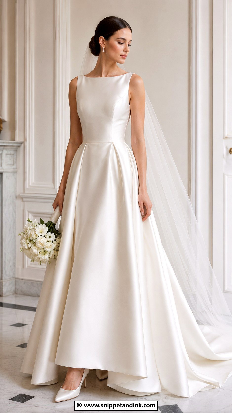 Satin Wedding Dress - Snippet and Ink - 35 Wedding Dress Styles