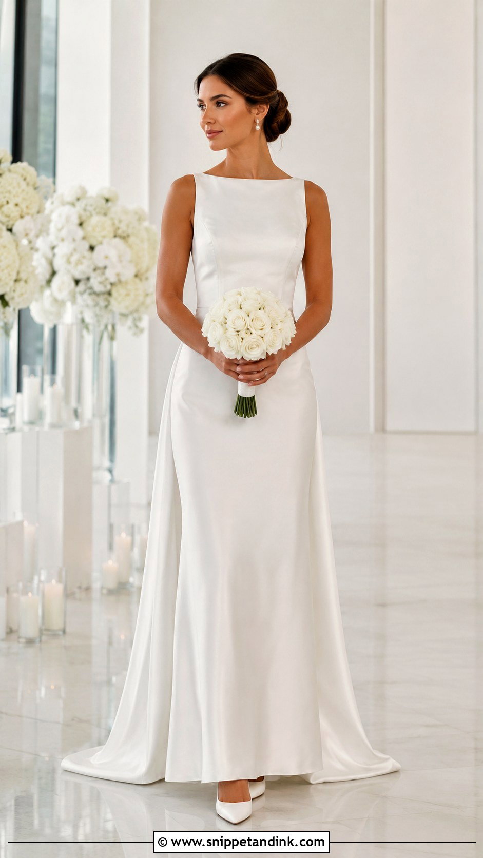 Satin Wedding Dress - Snippet and Ink - 30 Best Wedding Dresses