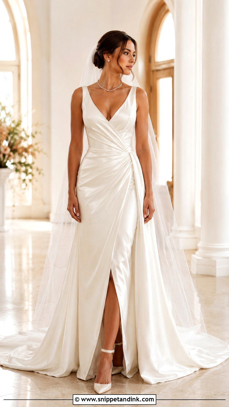 Satin Wedding Dress - Snippet and Ink - 30 Wedding Dress for Women Ideas