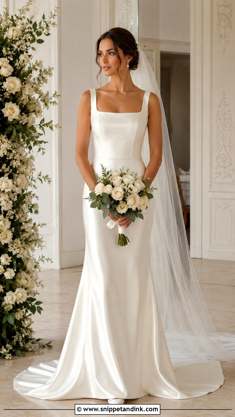 Satin Wedding Dress - Snippet and Ink - 25 Unique Wedding Dress Styles
