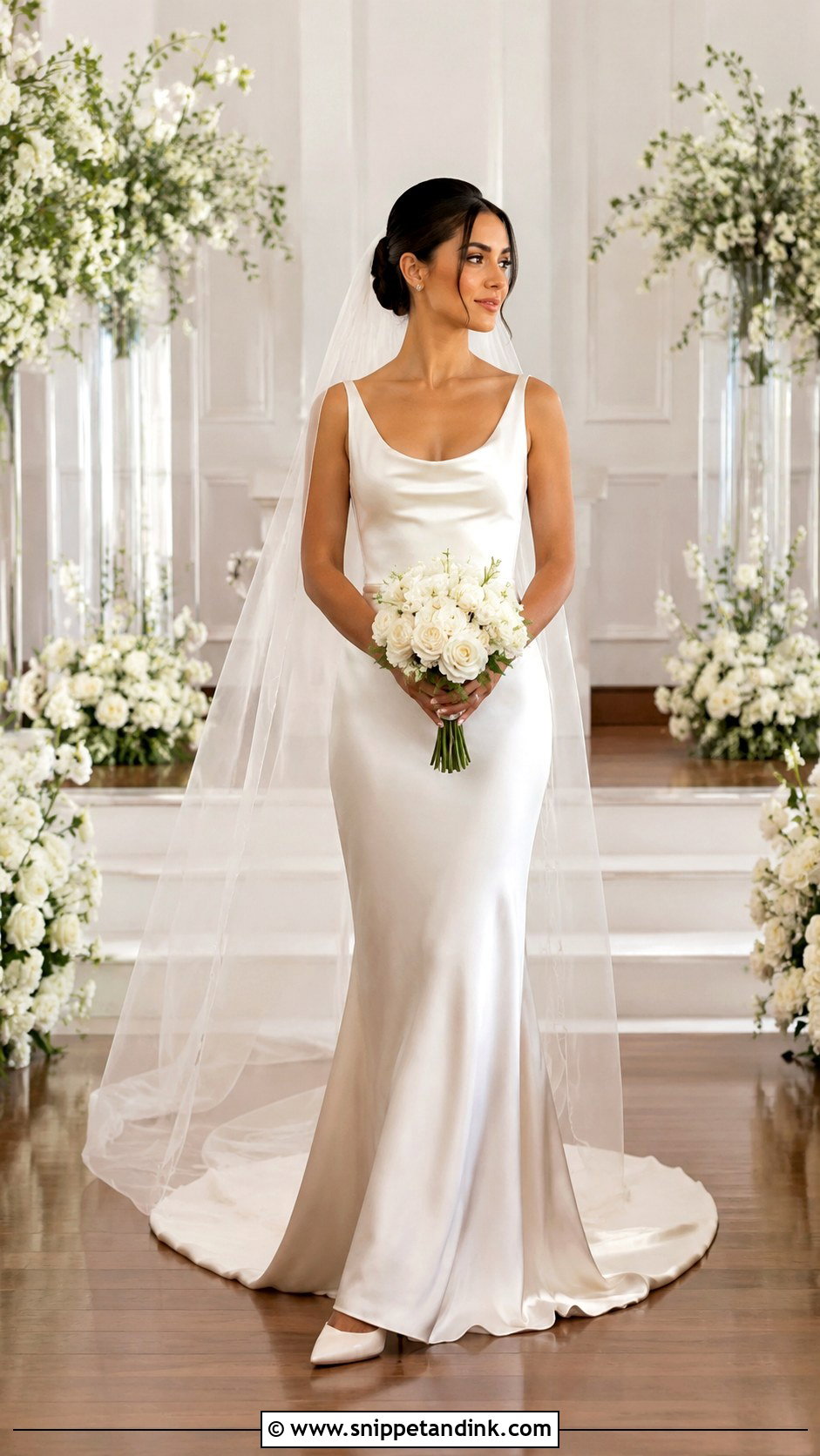 Satin Wedding Dress For Petite Women - Snippet and Ink - 25 Wedding Dresses for Petite Women
