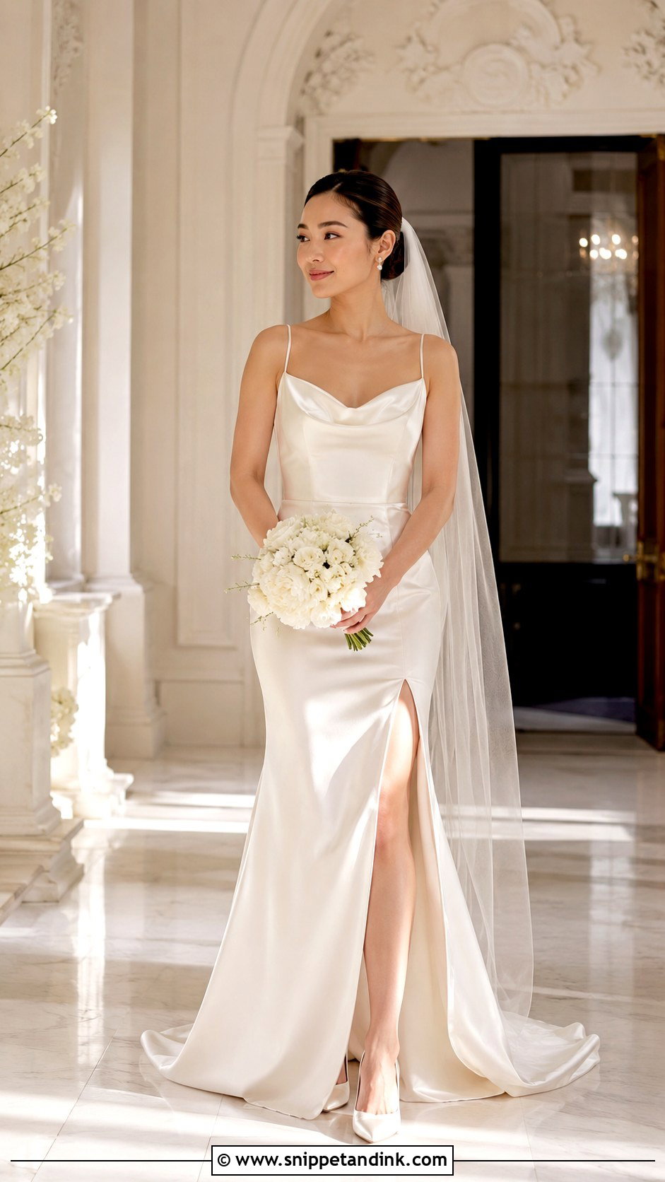 Satin Wedding Dress For Short Brides - Snippet and Ink - 30 Wedding Dresses for Short Brides
