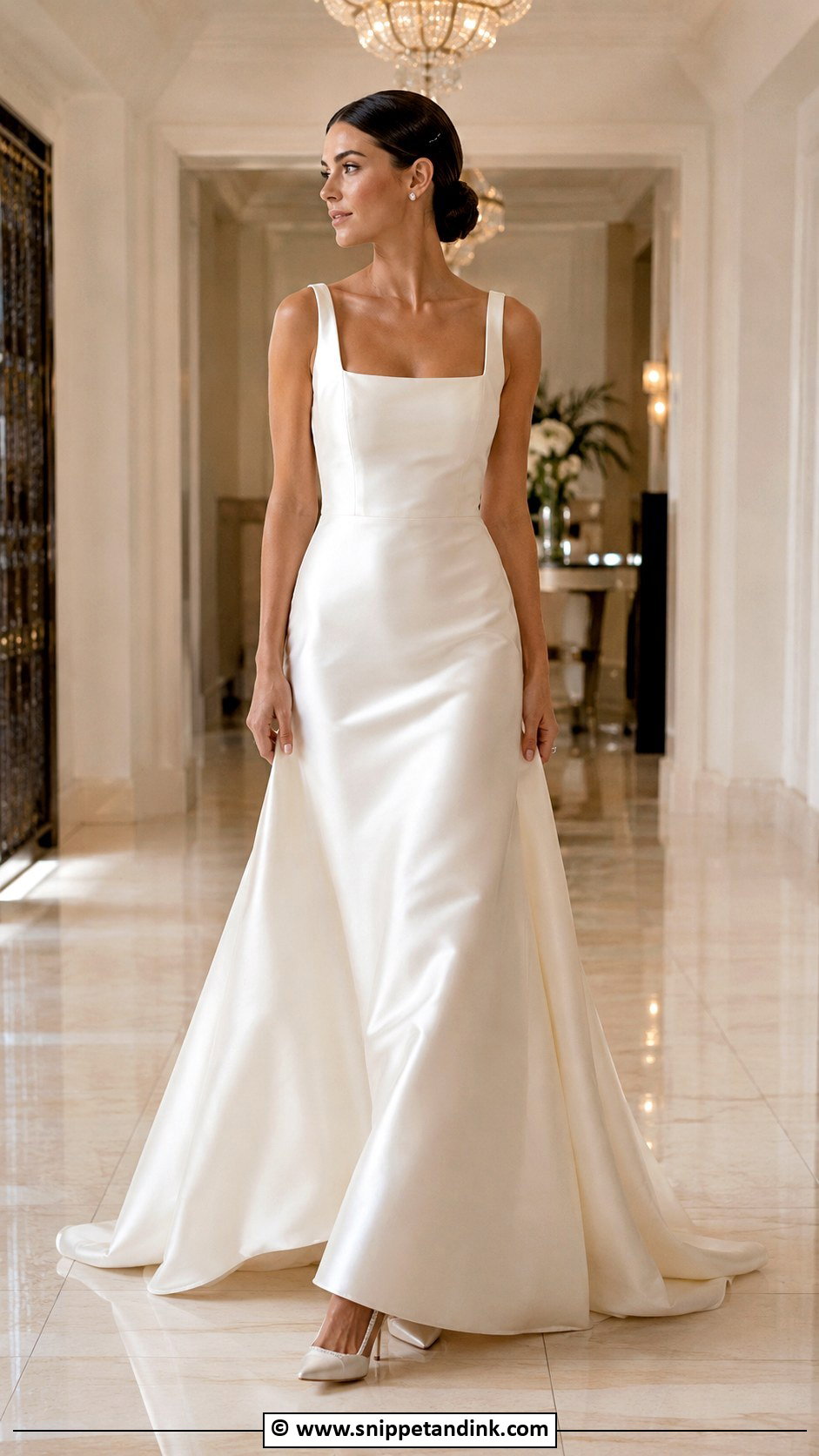 Satin Wedding Dress With Straps - Snippet and Ink - 25 Wedding Dresses with Straps