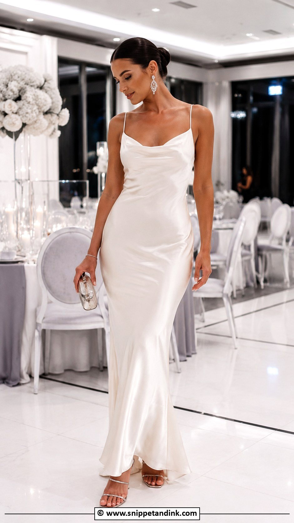 Satin Wedding Frock - Snippet and Ink - 30 Wedding Frock Designs