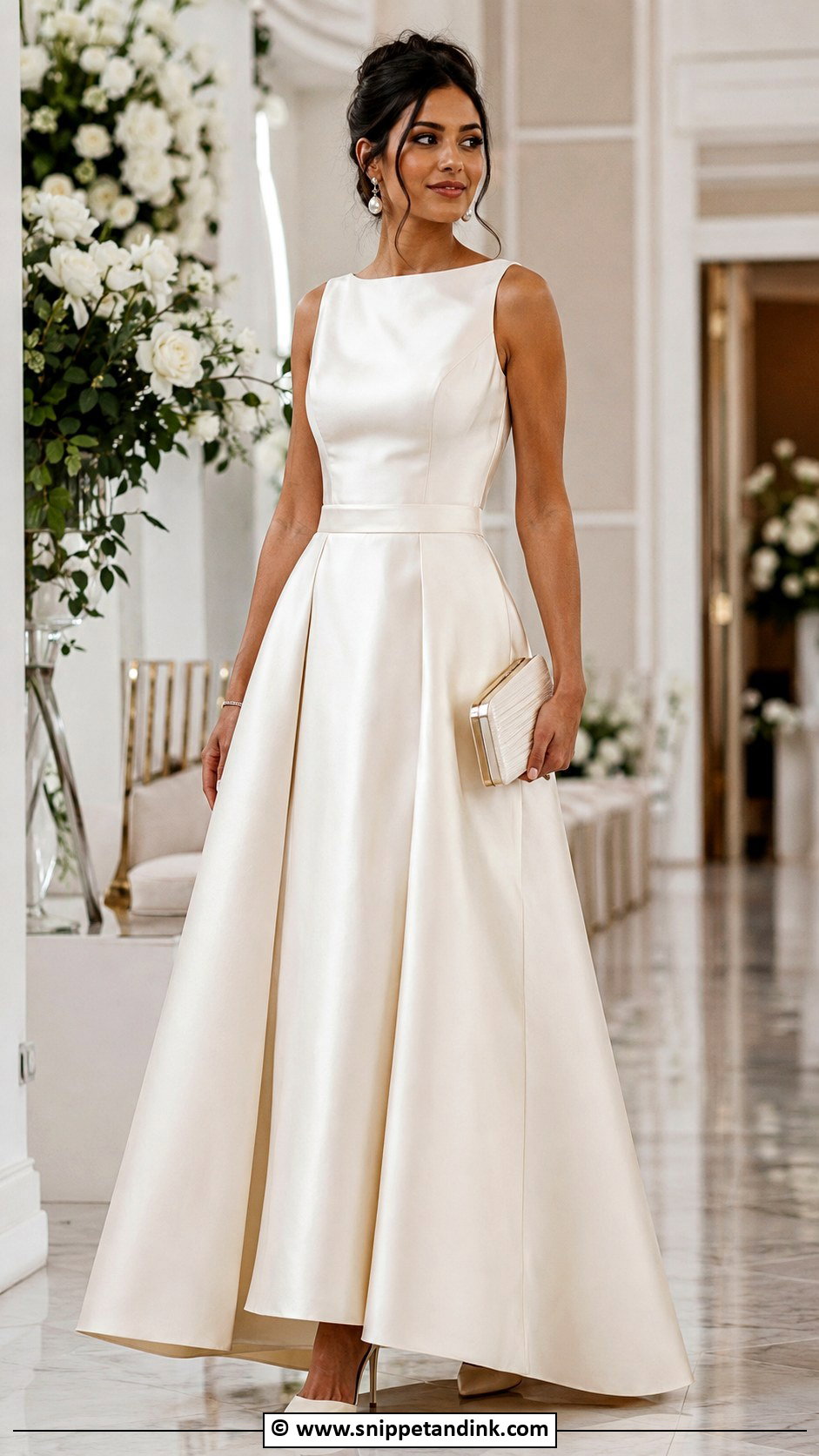 Satin Wedding Gown - Snippet and Ink - 30 Gown for Wedding Ideas