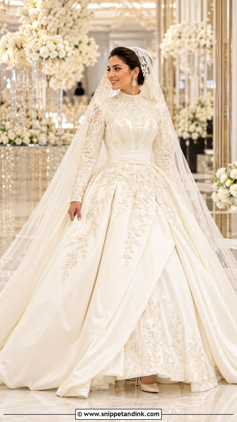 Saudi Ball Gown Wedding Dress - Snippet and Ink - 25 Saudi Wedding Dress Ideas