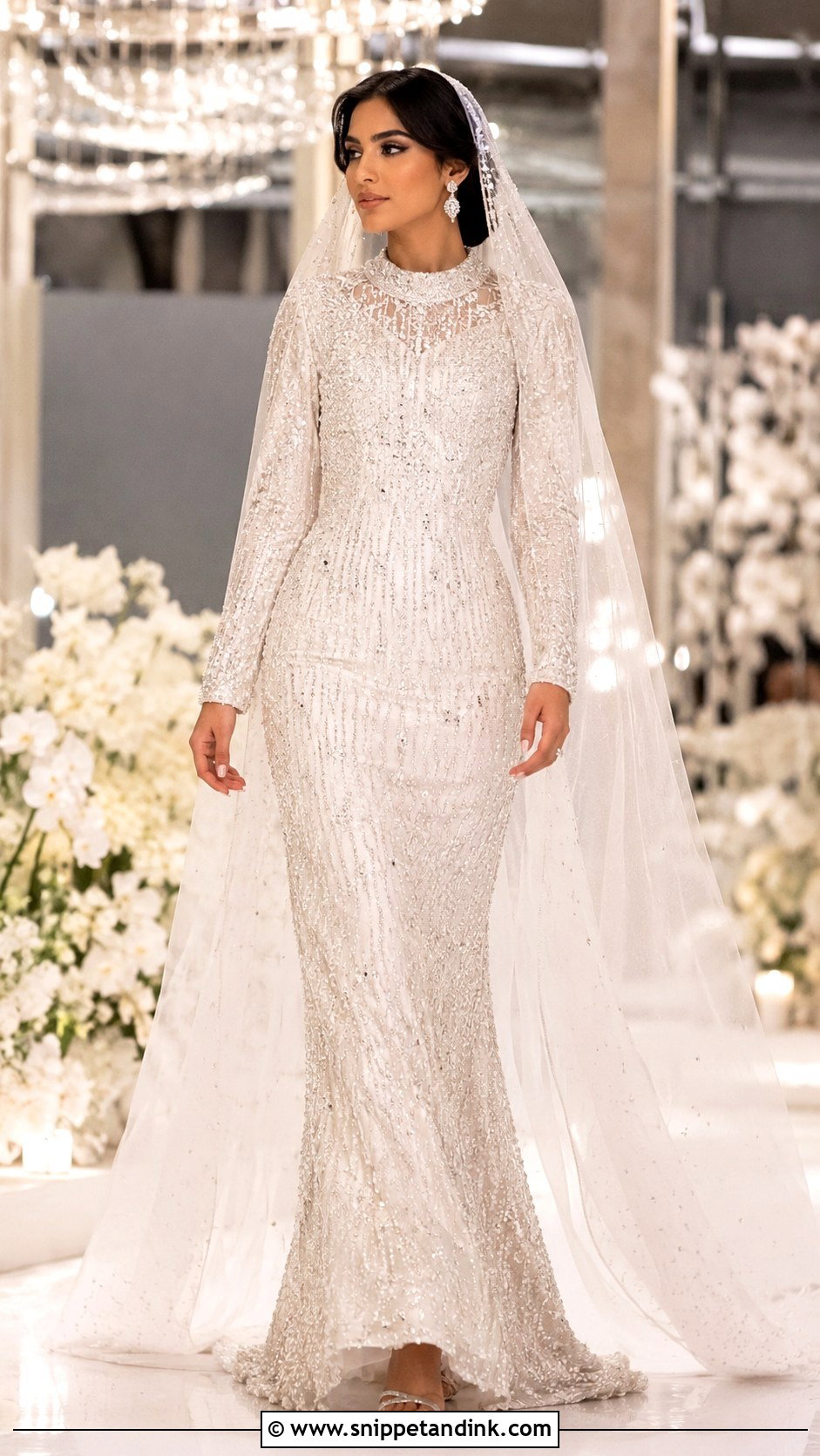 Saudi Beaded Wedding Dress - Snippet and Ink - 25 Saudi Wedding Dress Ideas