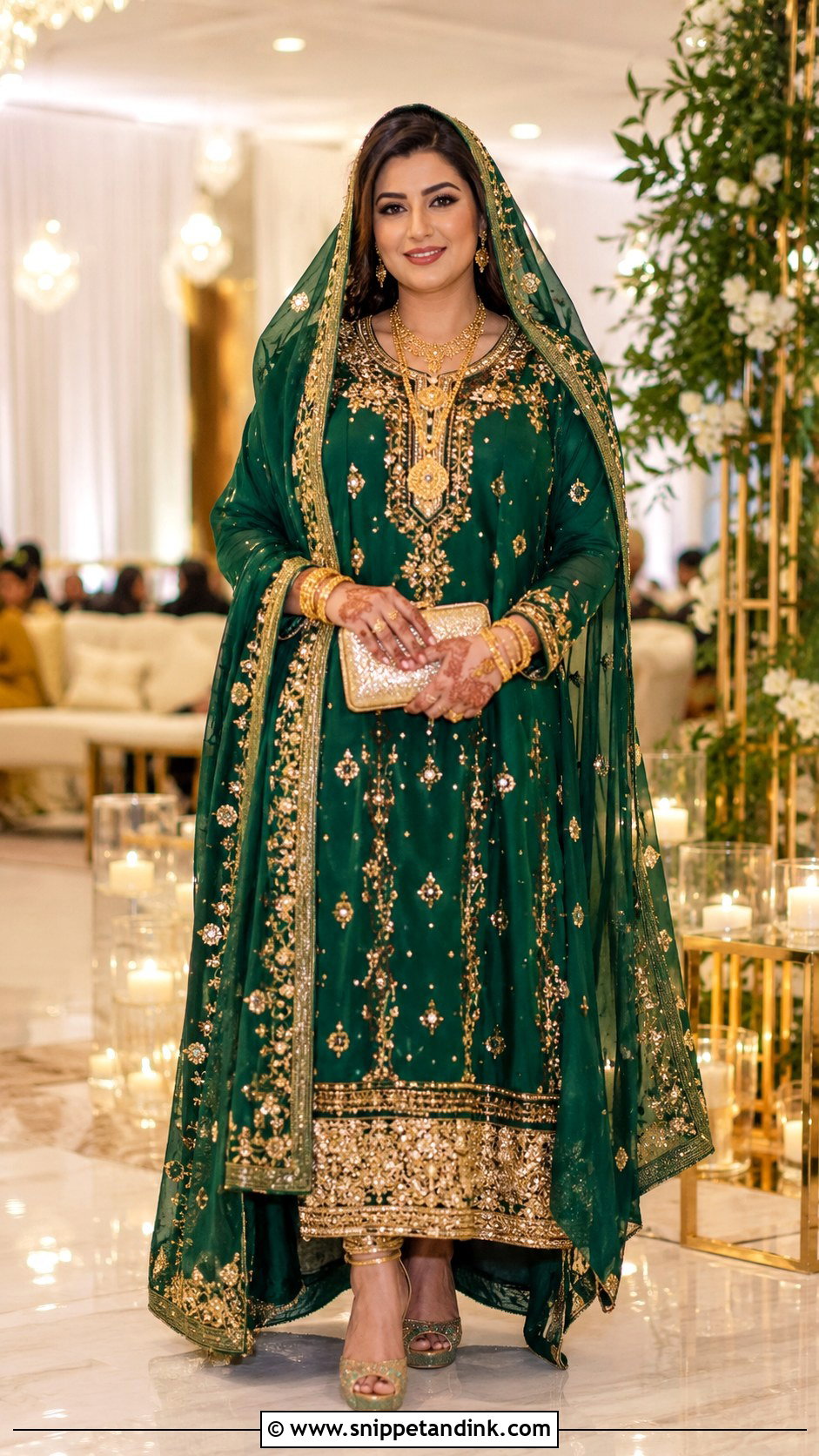 Saudi Henna Night Wedding Dress - Snippet and Ink - 25 Saudi Wedding Dress Ideas