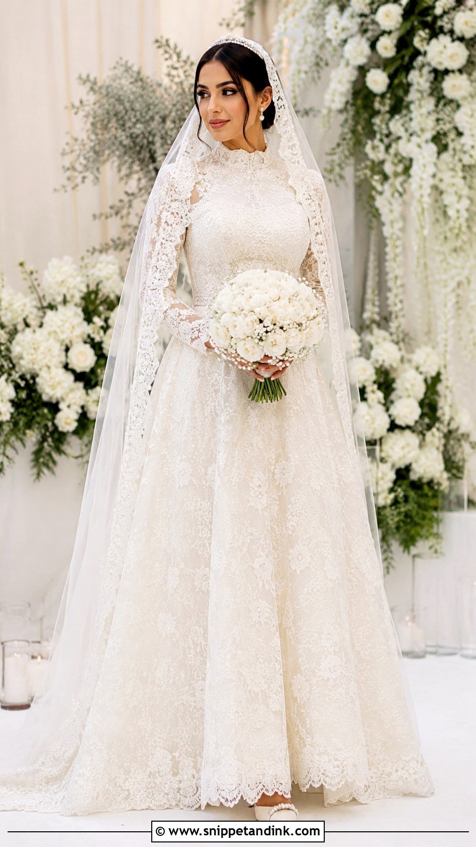 Saudi Lace Wedding Dress - Snippet and Ink - 25 Saudi Wedding Dress Ideas