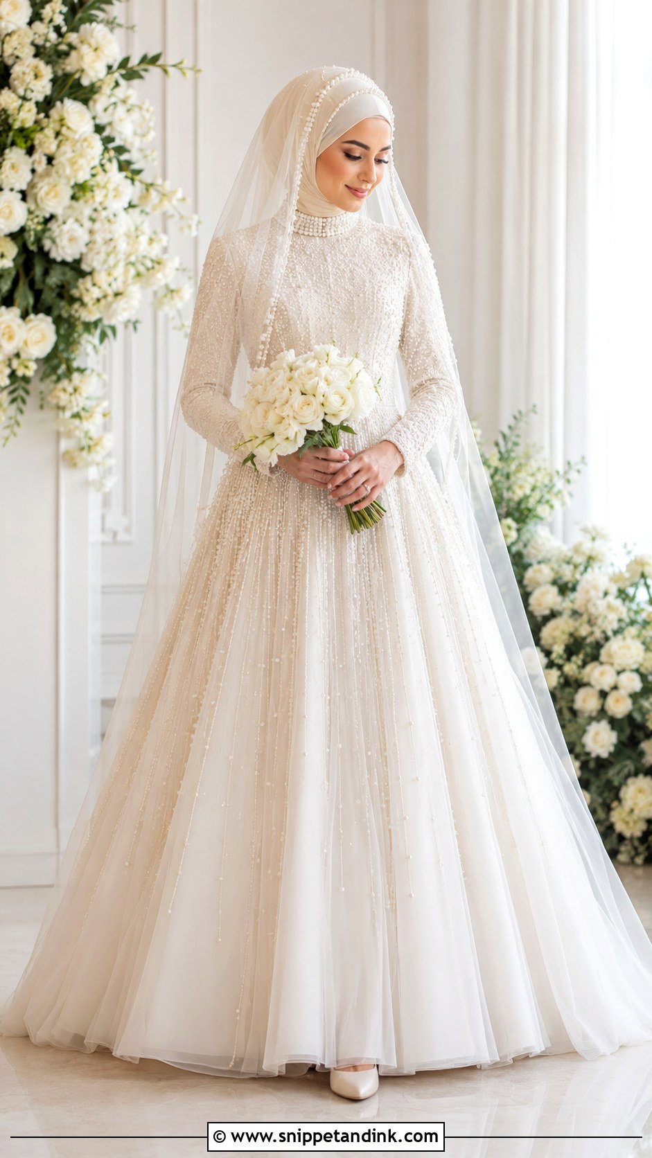Saudi Pearl Wedding Dress - Snippet and Ink - 25 Saudi Wedding Dress Ideas