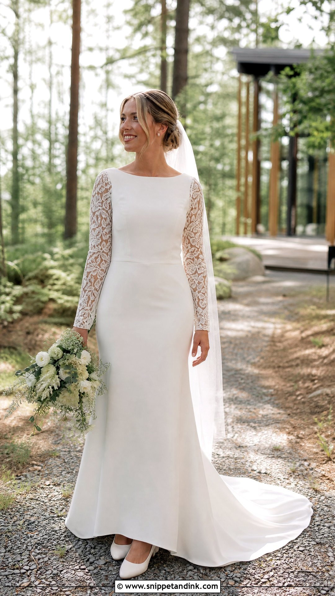 Scandinavian Lace Wedding Dress - Snippet and Ink - 20 Scandinavian Wedding Dress Ideas