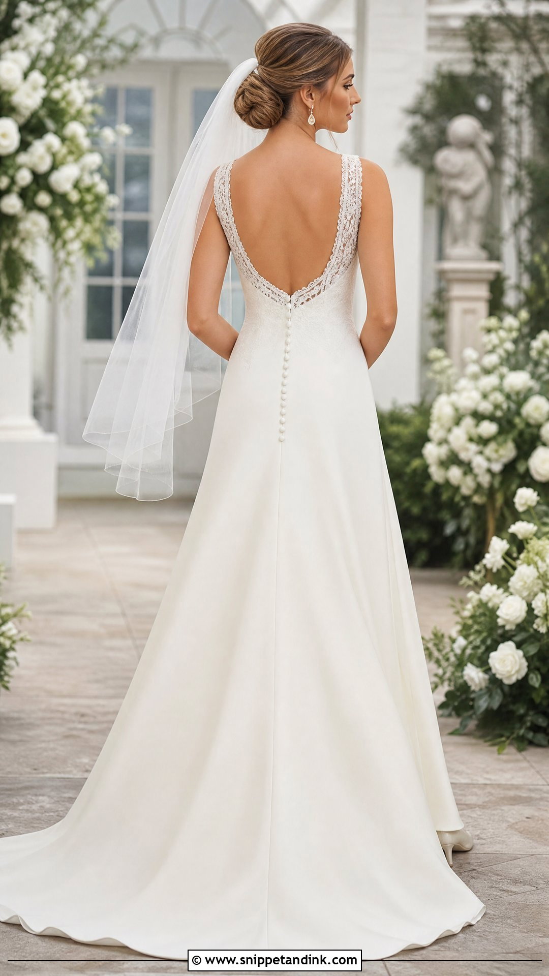 Scoop Back Wedding Dress - Snippet and Ink - 25 Back of Wedding Dress Ideas