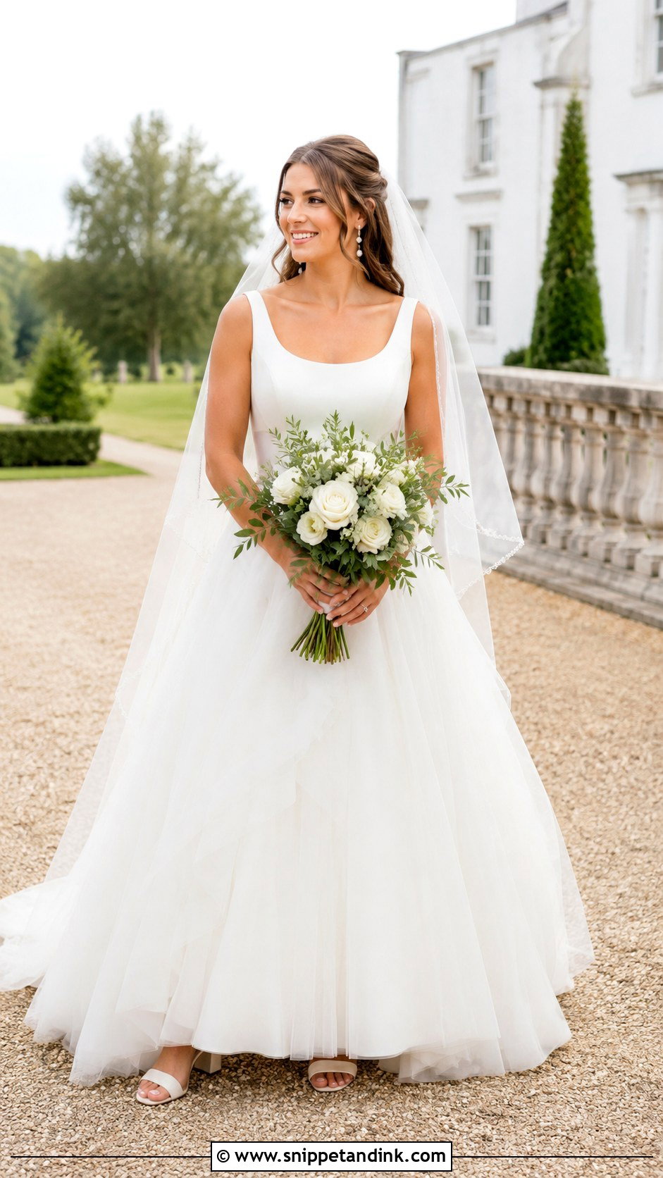 Scoop Neck Princess Ball Gown Wedding Dress - Snippet and Ink - 20 Dream Wedding Dresses Ball Gown Princesses