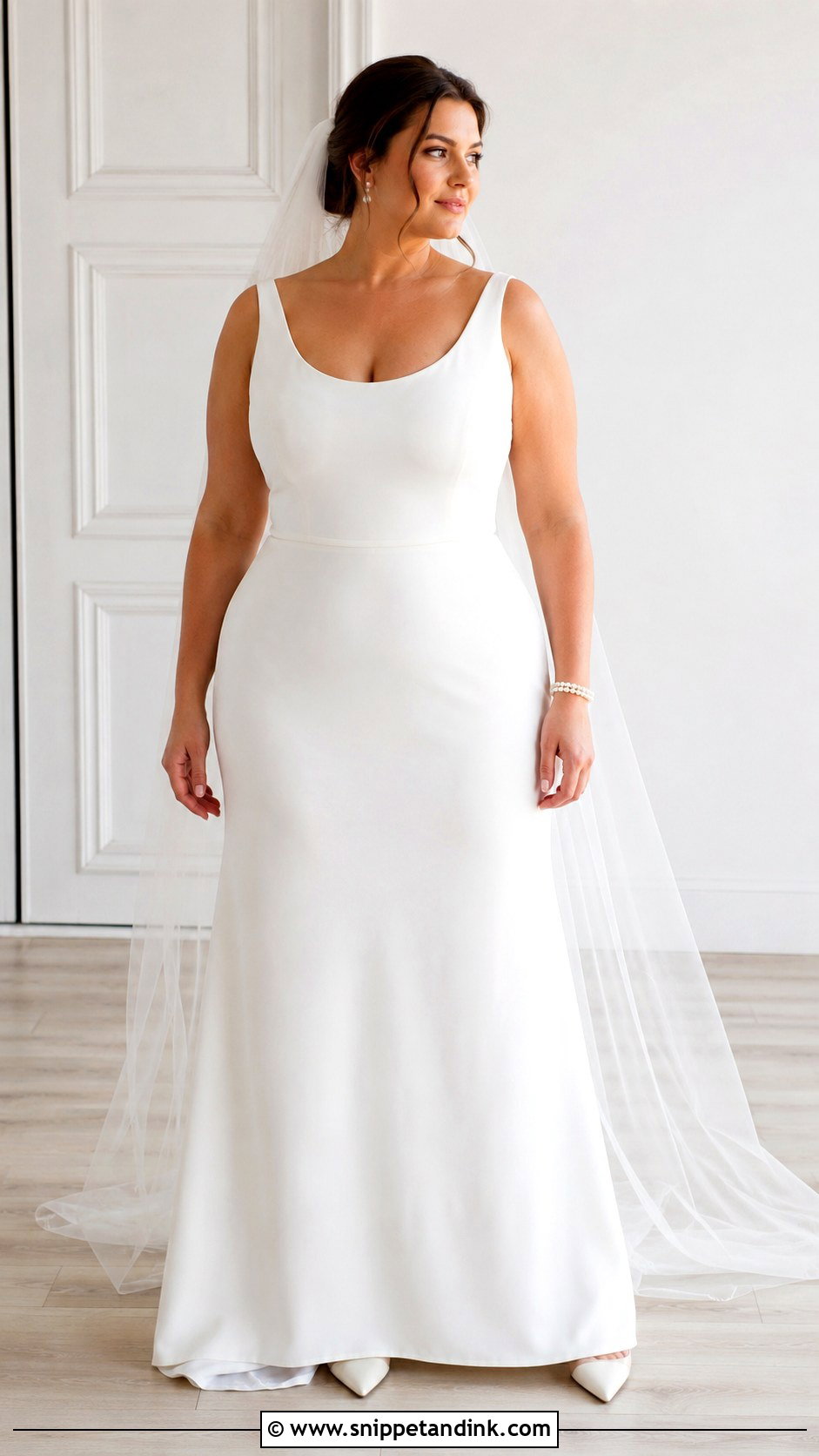 Scoop Neck Wedding Dress For Big Bust - Snippet and Ink - 25 Big Bust Wedding Dress Ideas