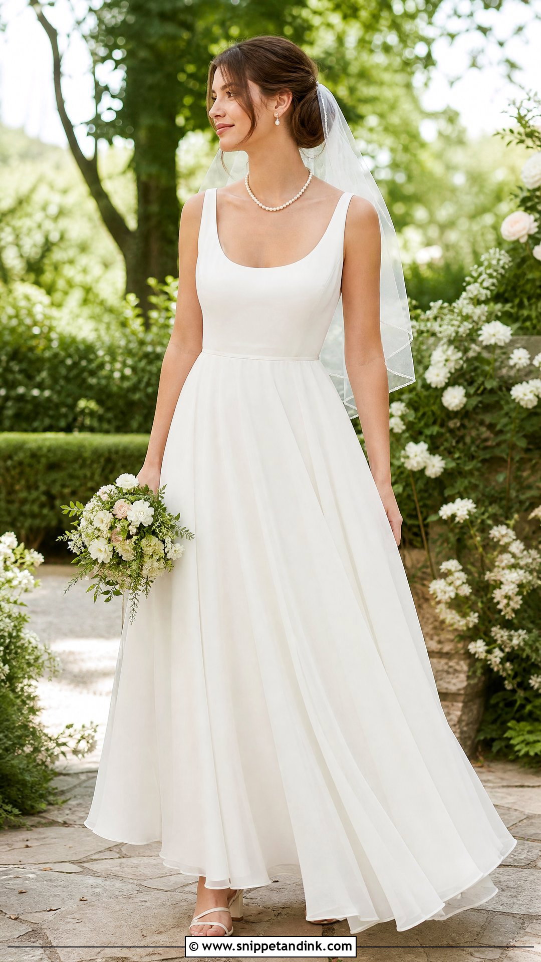 Scoop Neckline Wedding Dress - Snippet and Ink - 20 Wedding Dresses Neckline