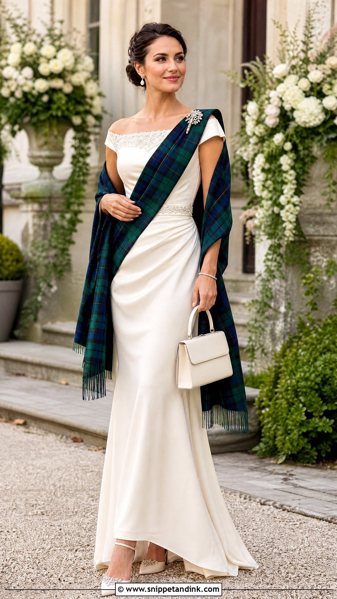 Scottish Tartan Wedding Outfit - Snippet and Ink - 25 Traditional Wedding Outfits