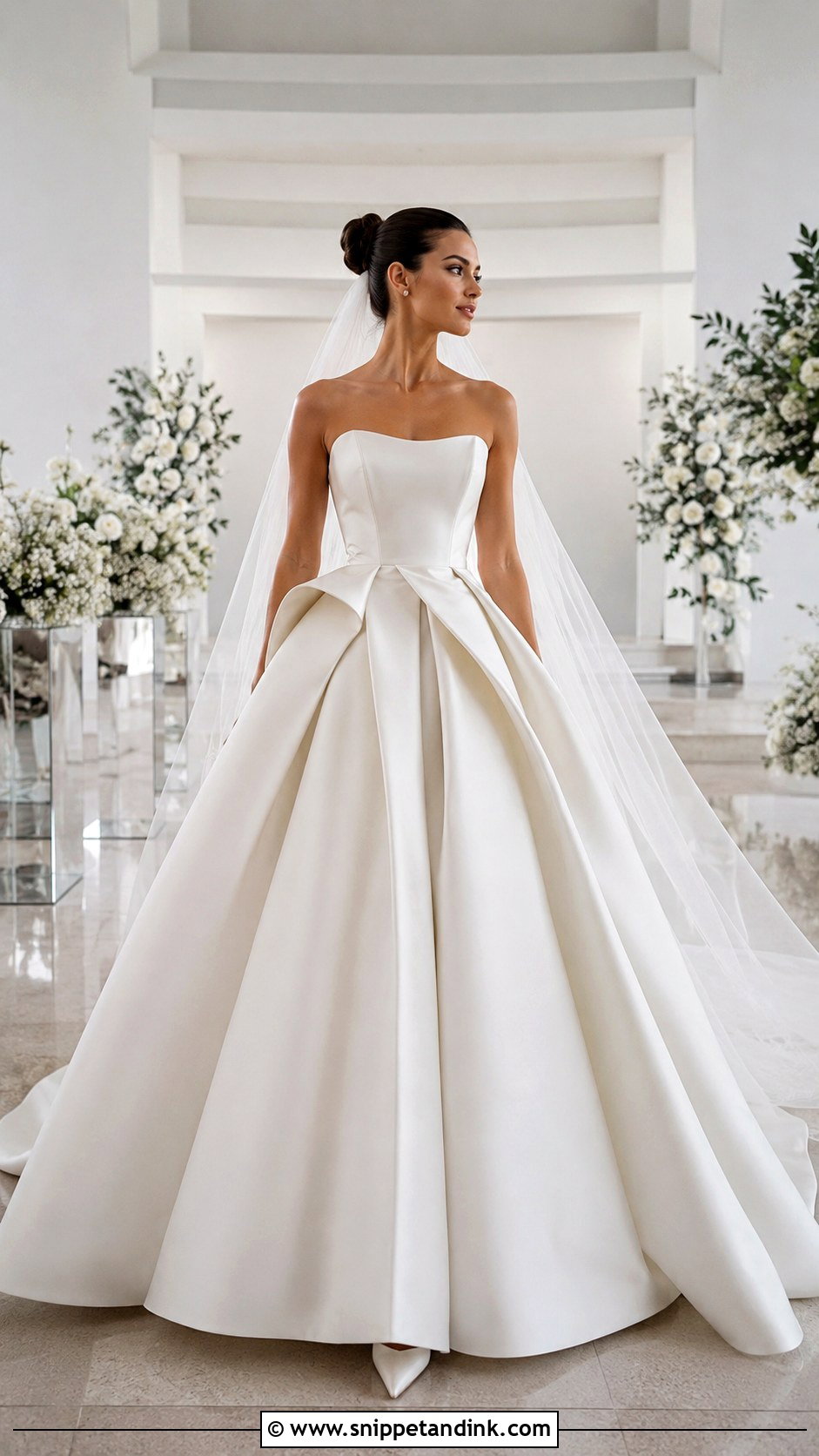 Sculptural Ball Gown KYHA Wedding Dress With Pointed Heels - Snippet and Ink - 20 Khya Studios Wedding Dress Ideas