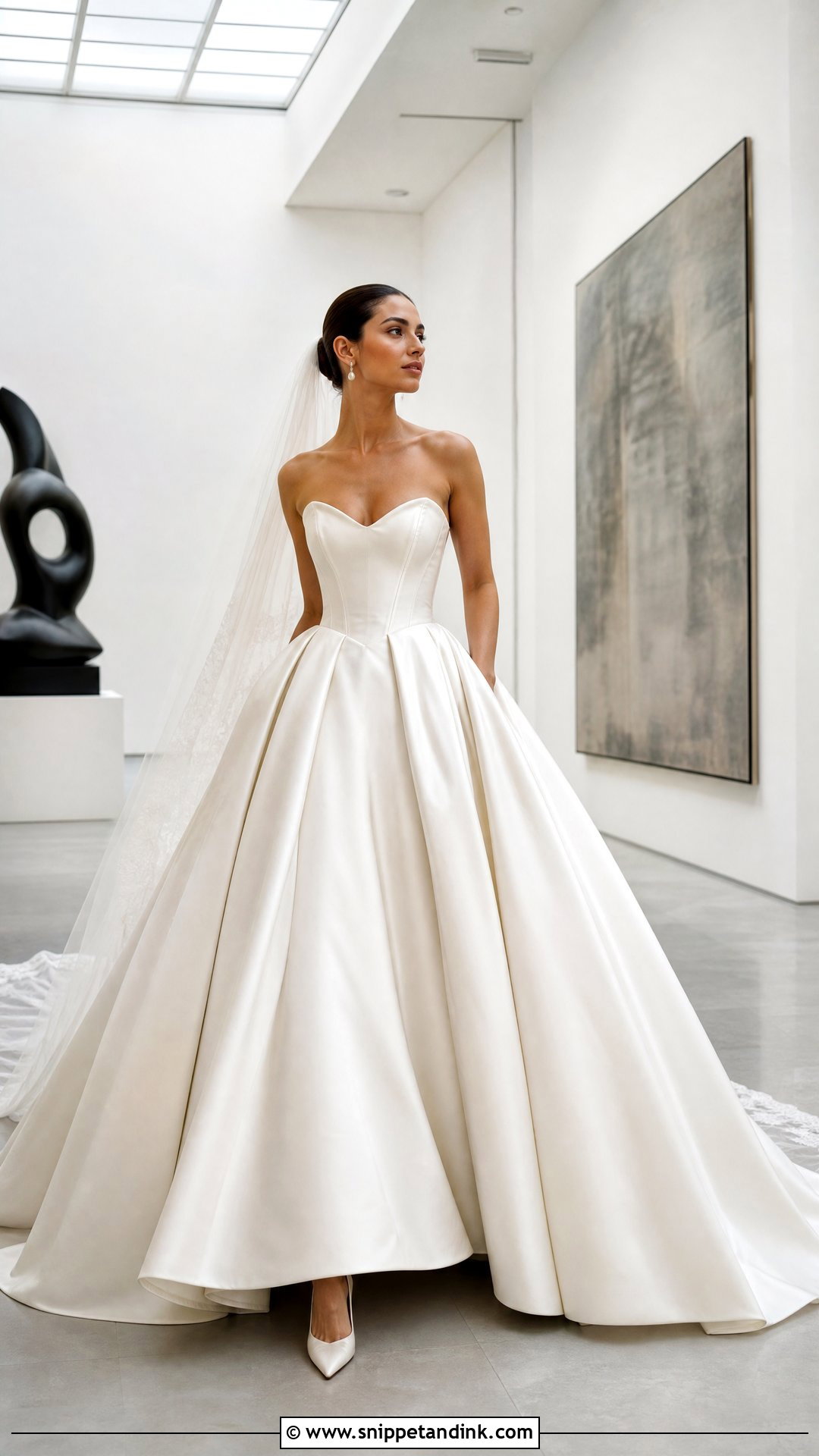 Sculptural Ball Gown Wedding Dress - Snippet and Ink - 25 High Fashion Wedding Dress Ideas