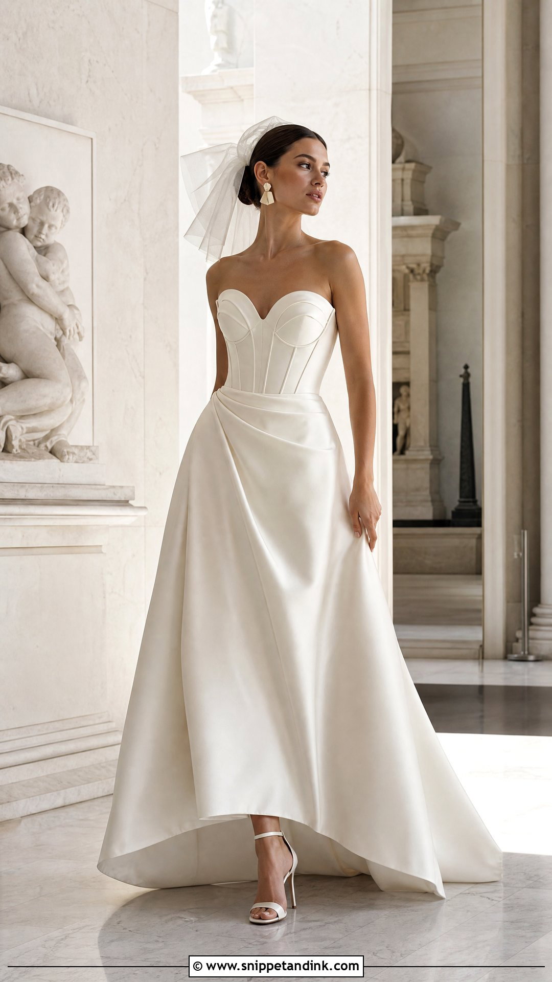 Sculptural Corset Wedding Dress - Snippet and Ink - 25 Runway Wedding Dress Ideas