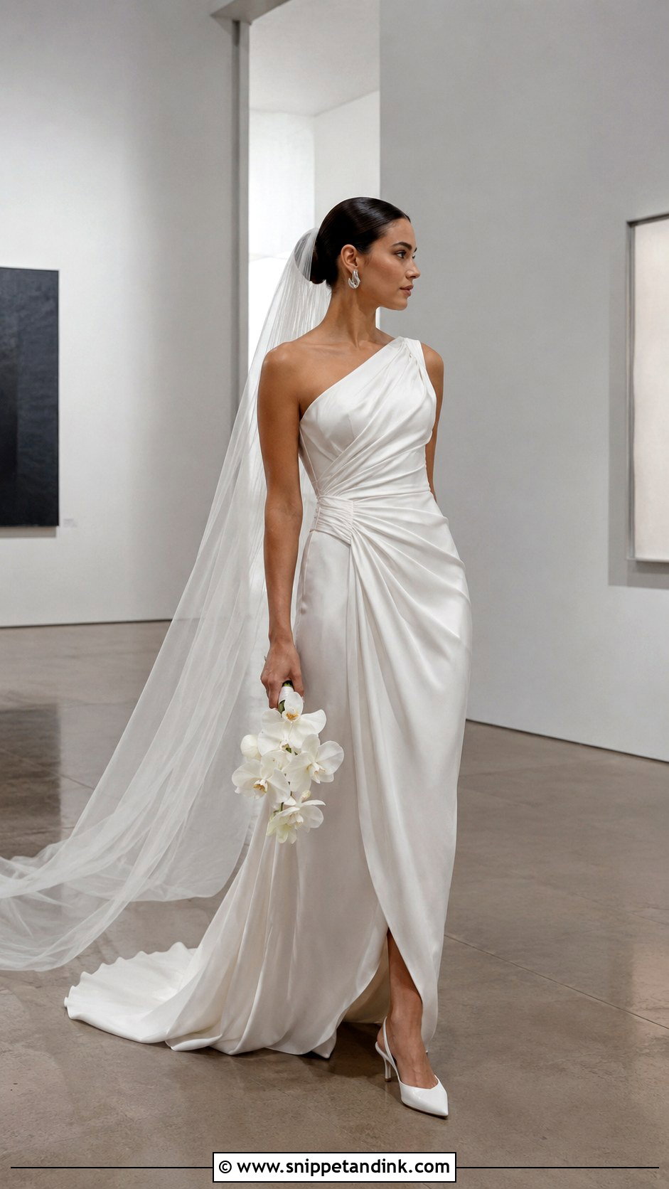 Sculptural Draped Wedding Dress - Snippet and Ink - 20 Elegant Luxury Wedding Dress Ideas