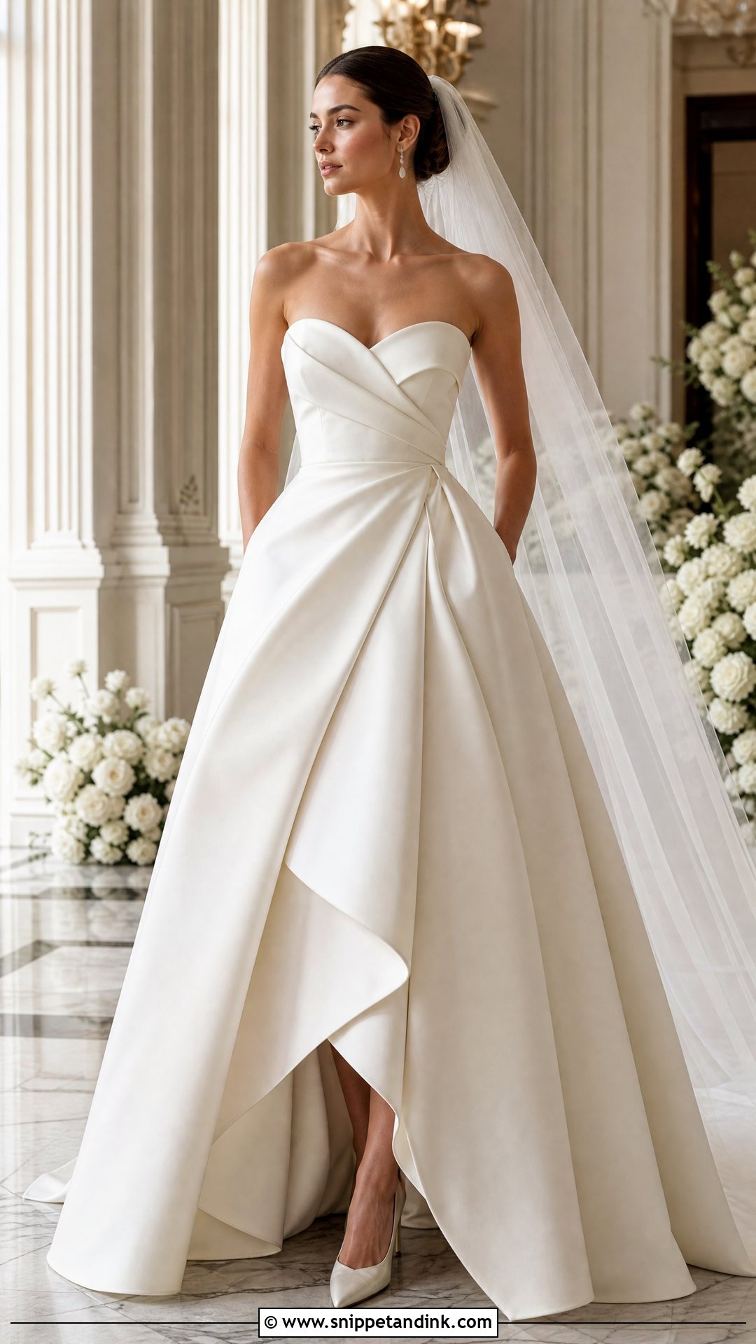 Sculptural Mikado Wedding Dress - Snippet and Ink - 25 Expensive Wedding Dress Ideas