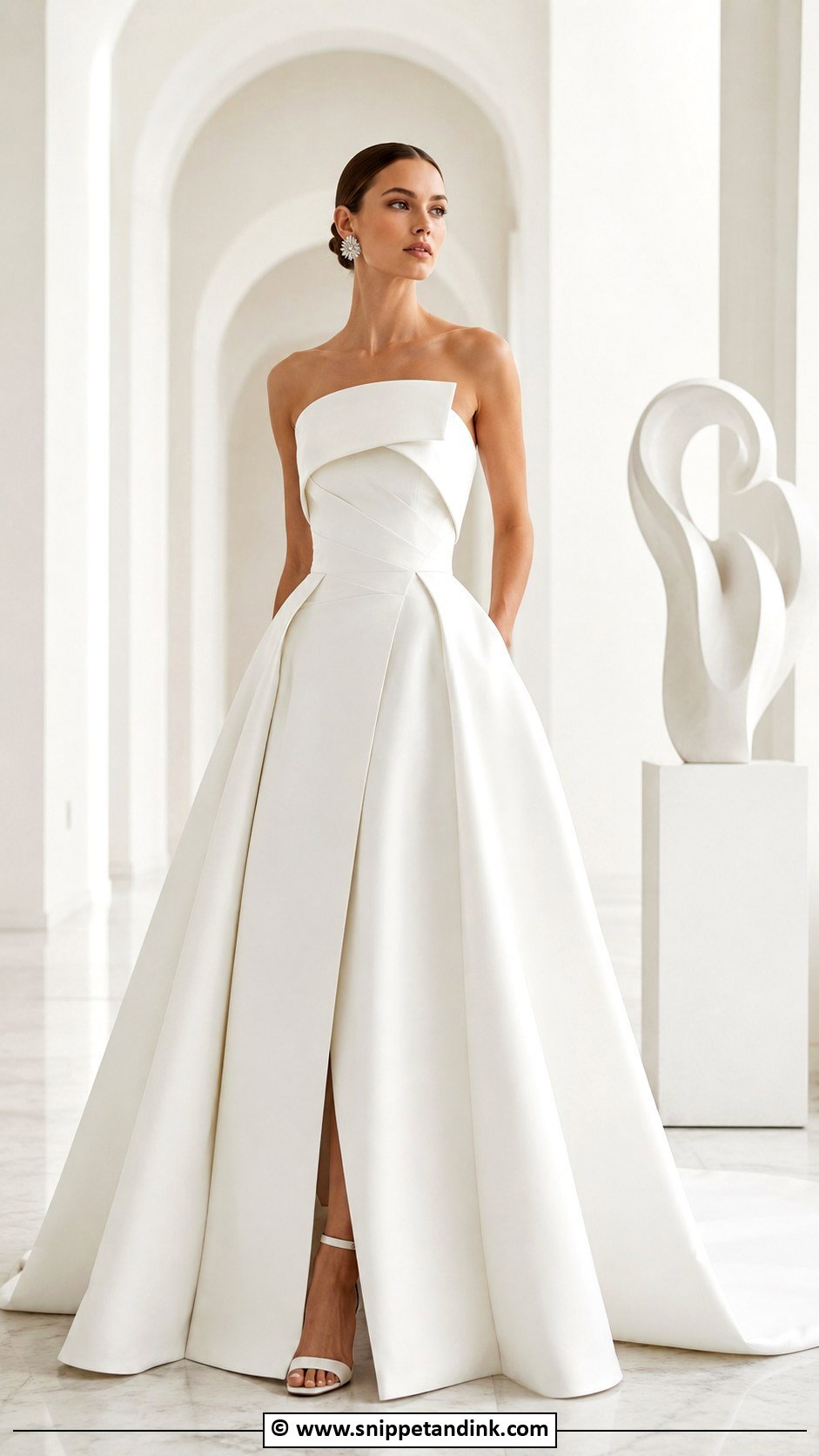 Sculptural Wedding Dress - Snippet and Ink - 30 Luxury Wedding Dress Ideas