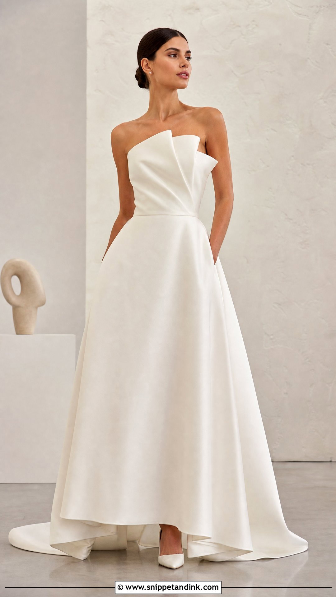 Sculptural Wedding Dress - Snippet and Ink - 25 Modern Elegant Wedding Dress Ideas