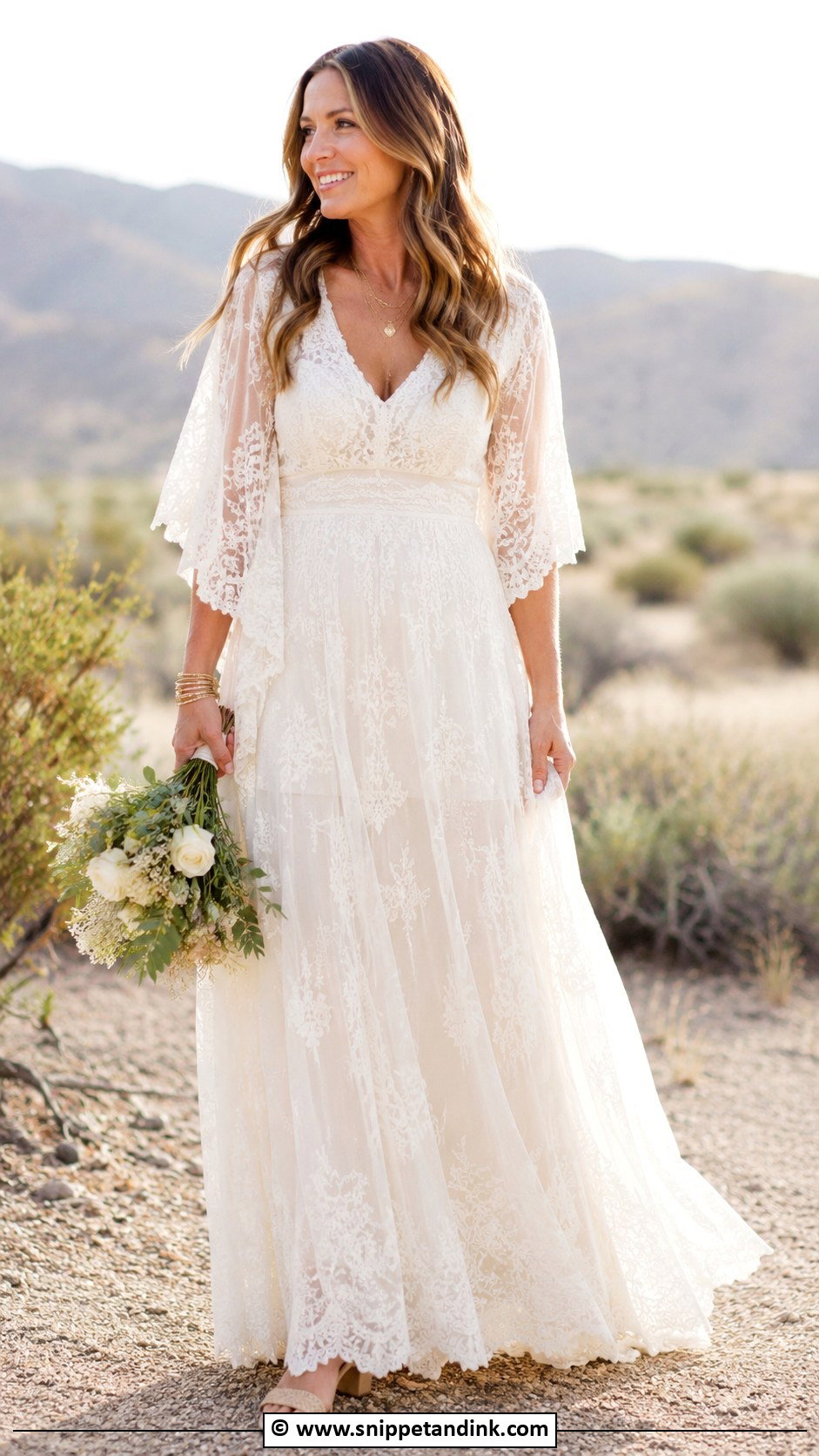 Second Marriage Boho Wedding Dress - Snippet and Ink - 30 2nd Marriage Wedding Dress Ideas