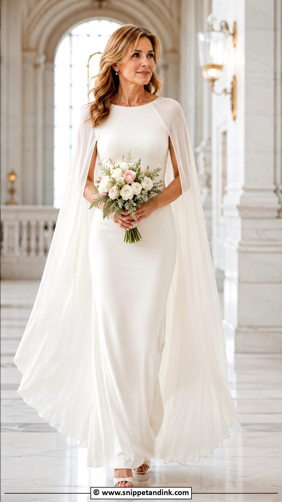 Second Marriage Cape Wedding Dress - Snippet and Ink - 30 2nd Marriage Wedding Dress Ideas