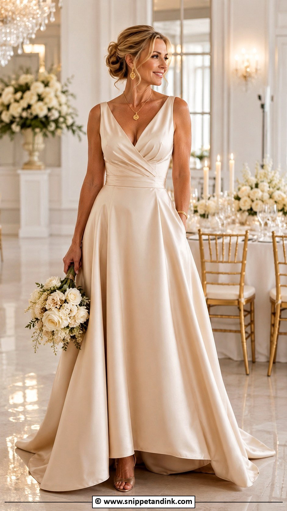 Second Marriage Champagne Wedding Dress - Snippet and Ink - 30 2nd Marriage Wedding Dress Ideas