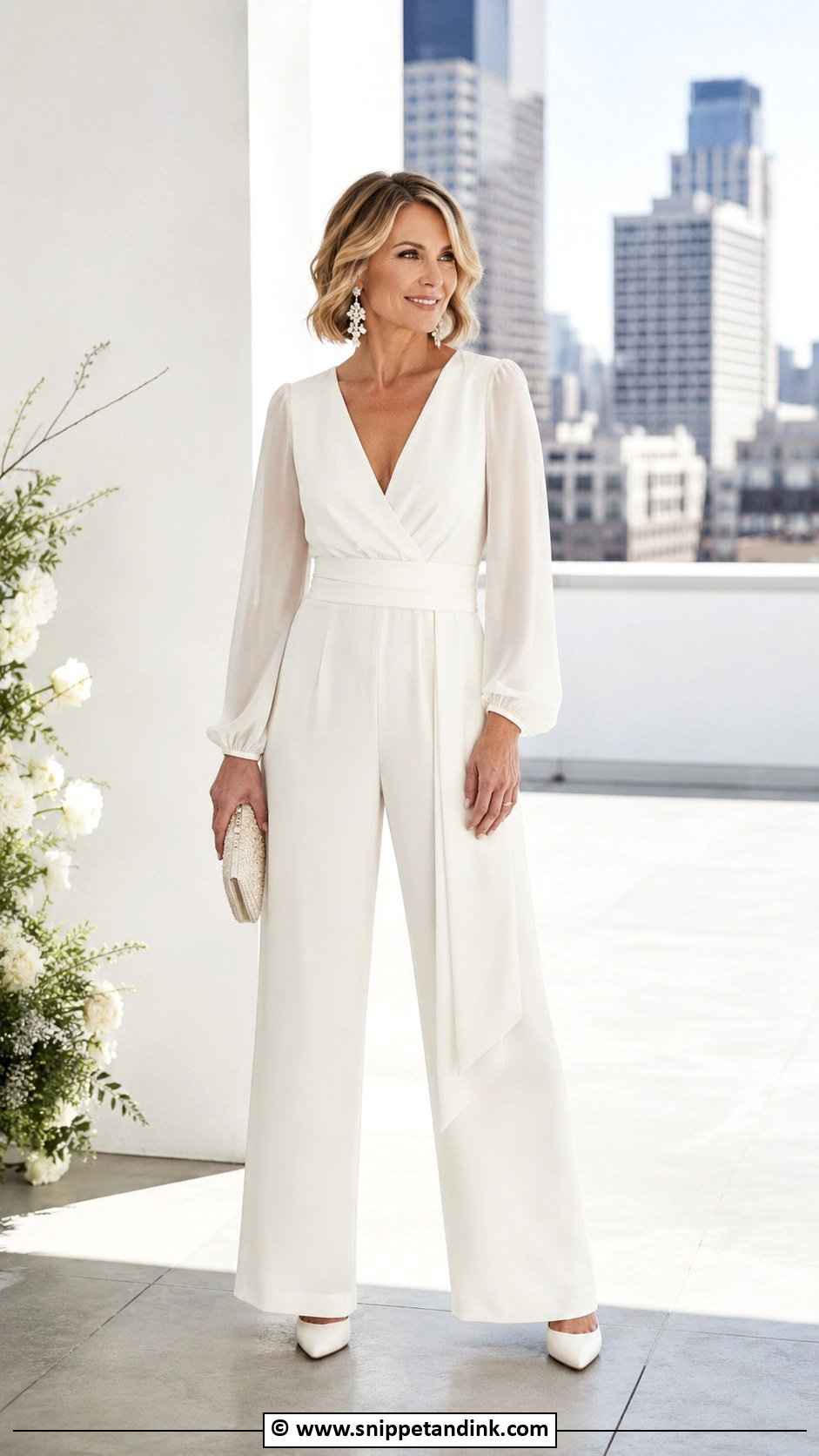 Second Marriage Jumpsuit Wedding Outfit - Snippet and Ink - 30 2nd Marriage Wedding Dress Ideas