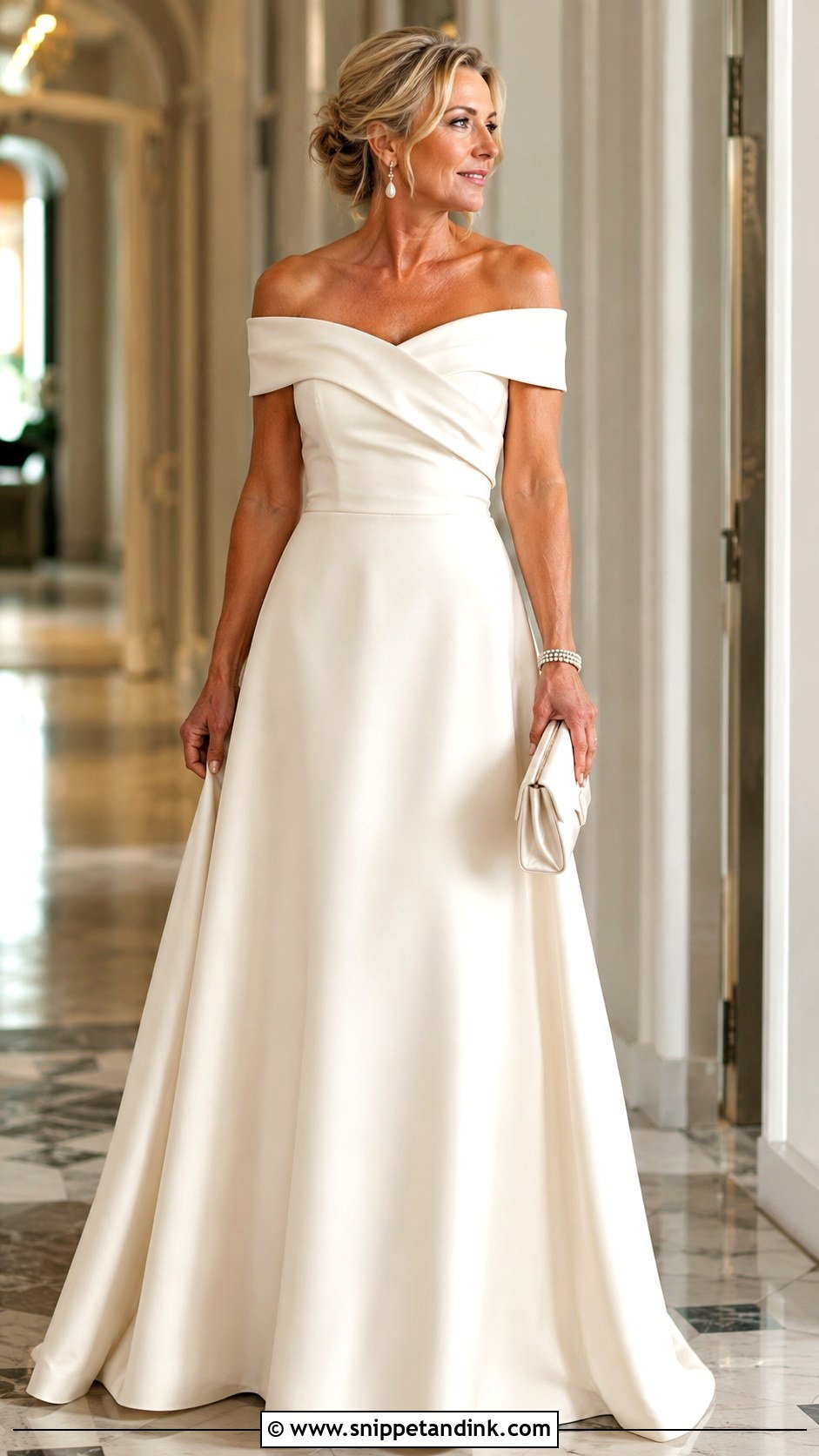 Second Wedding Dress Over 40 Off Shoulder Gown - Snippet and Ink - 25 Second Wedding Dress Over 40 Ideas