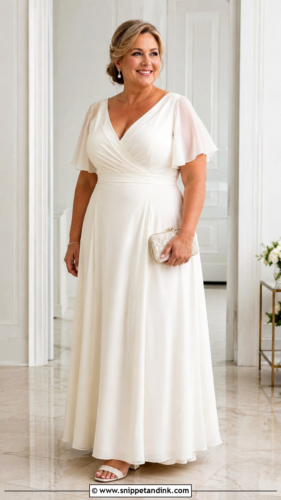 Second Wedding Dress Over 40 Plus Size A Line Dress - Snippet and Ink - 25 Second Wedding Dress Over 40 Ideas