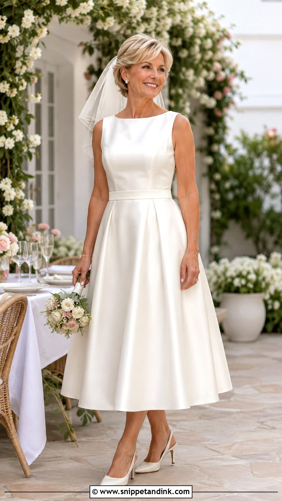 Second Wedding Dress Over 40 Tea Length Wedding Dress - Snippet and Ink - 25 Second Wedding Dress Over 40 Ideas