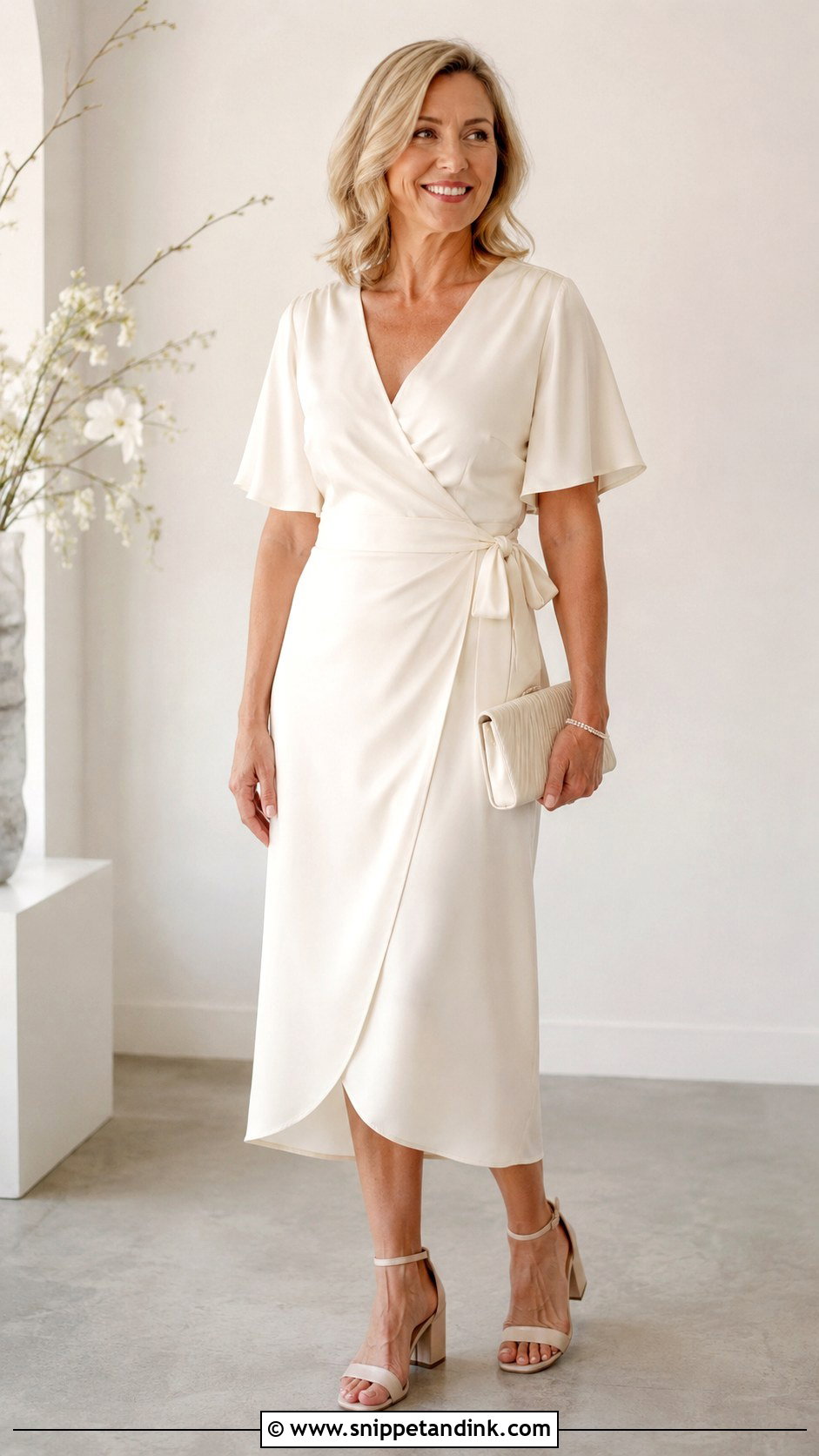 Second Wedding Dress Over 40 Wrap Wedding Dress - Snippet and Ink - 25 Second Wedding Dress Over 40 Ideas