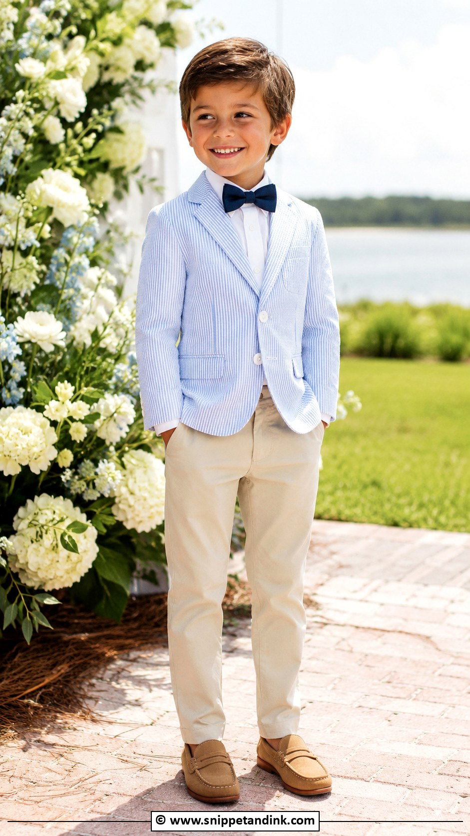 Seersucker Boys Wedding Outfit - Snippet and Ink - 30 Boys Wedding Outfit Ideas