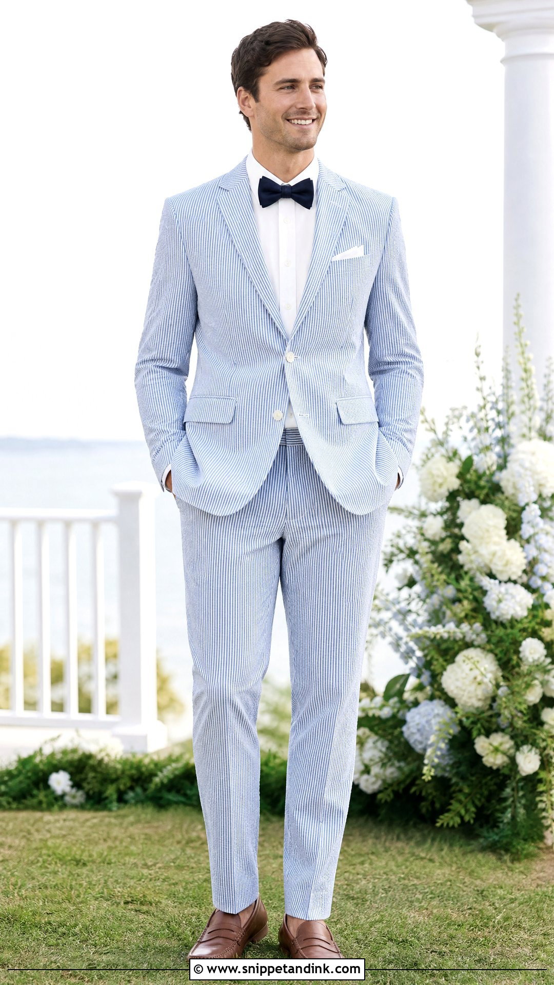 Seersucker Groomsman Suit - Snippet and Ink - 25 Groomsman Outfits