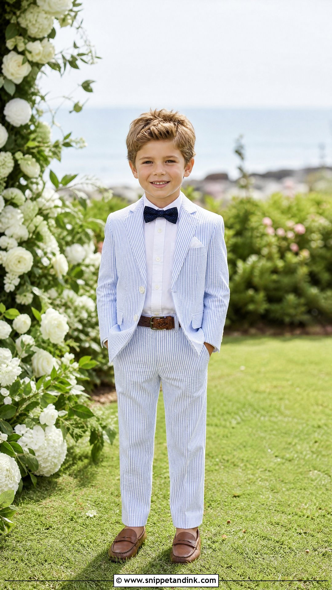 Seersucker Ring Bearer Outfit - Snippet and Ink - 20 Ringbearers Outfits