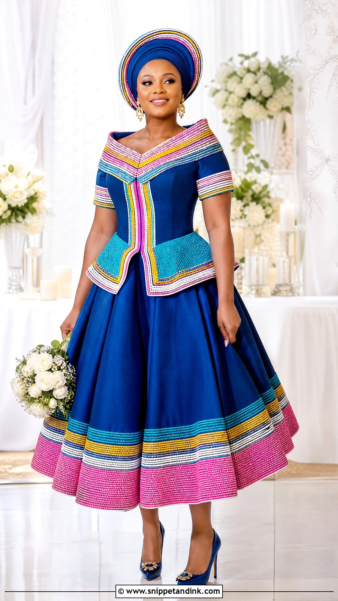 Sepedi Wedding Dress - Snippet and Ink - 20 South African Wedding Dress Ideas