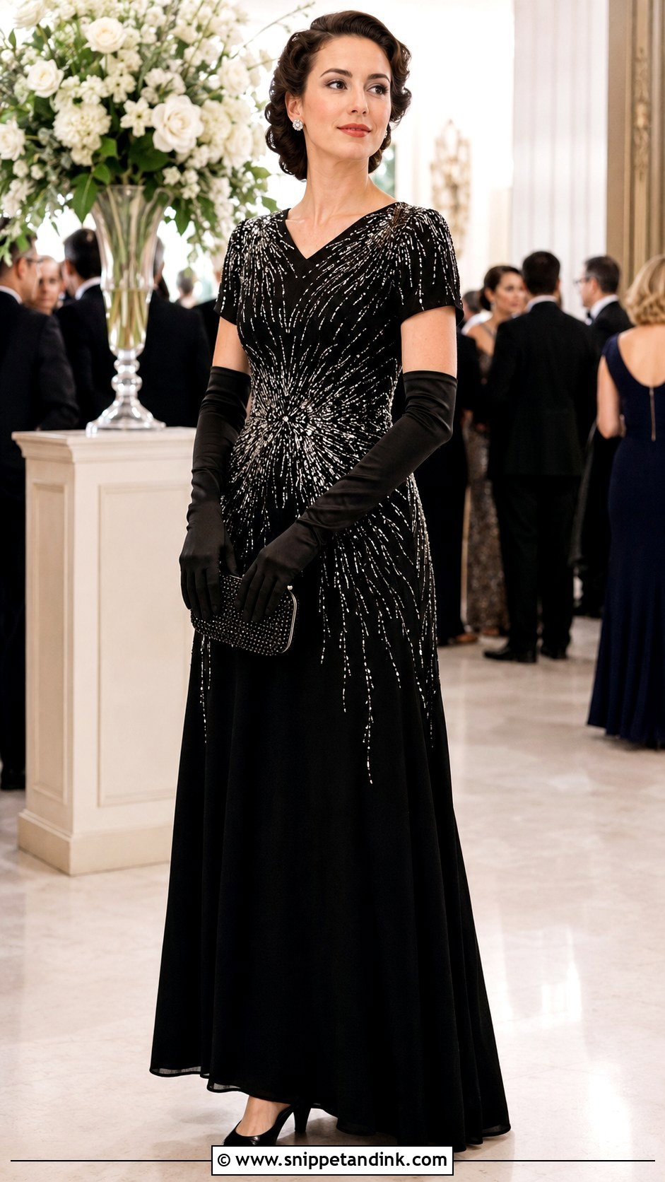 Sequin 1940s Ball Gown - Snippet and Ink - 20 1940S Ball Gown Ideas