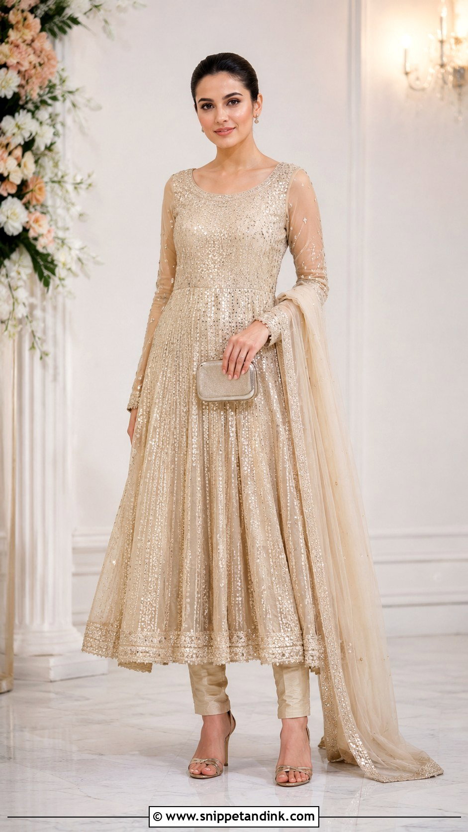 Sequin Anarkali Suit For Wedding - Snippet and Ink - 25 Anarkali Suits for Wedding