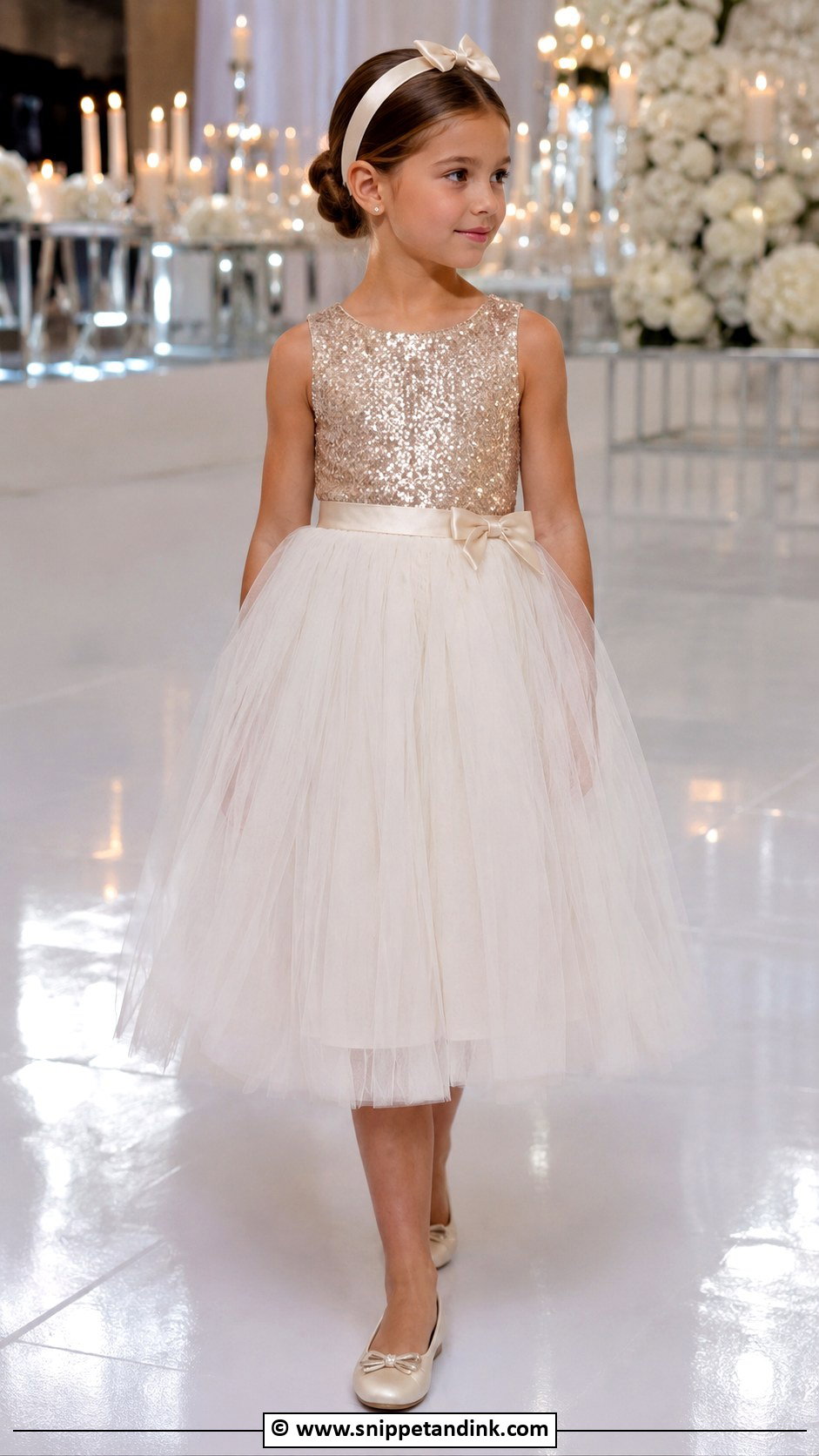 Sequin Bodice Dress - Snippet and Ink - 30 Kids Designer Dresses for Wedding
