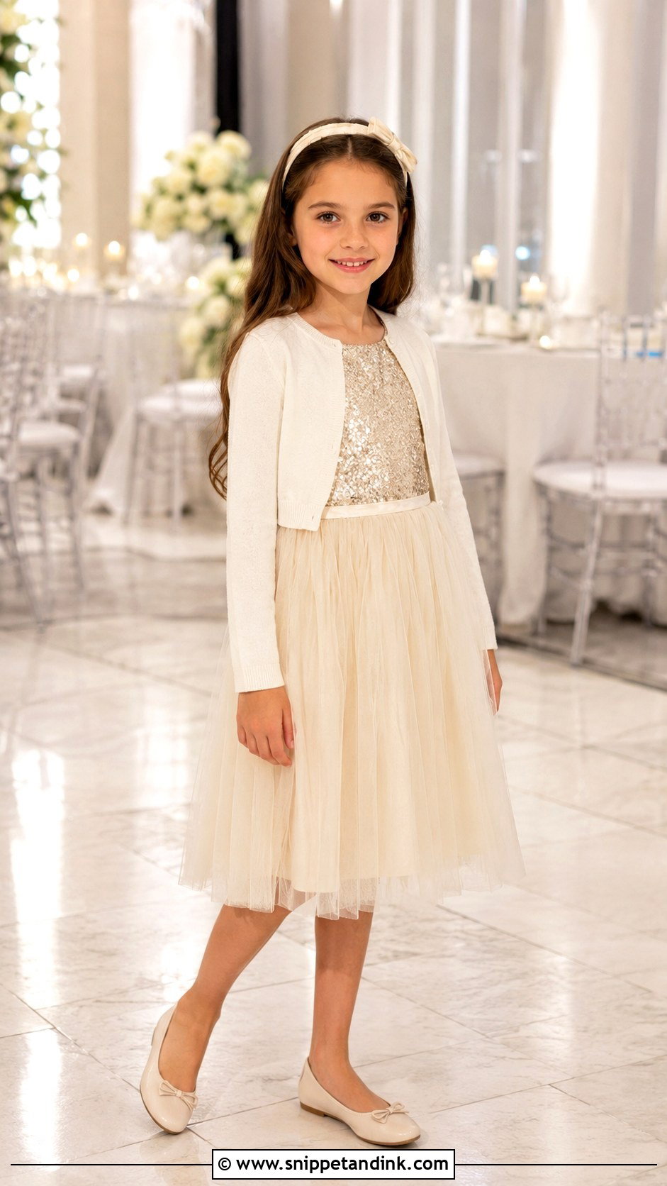 Sequin Bodice Wedding Dress - Snippet and Ink - 25 Wedding Dresses for Girls