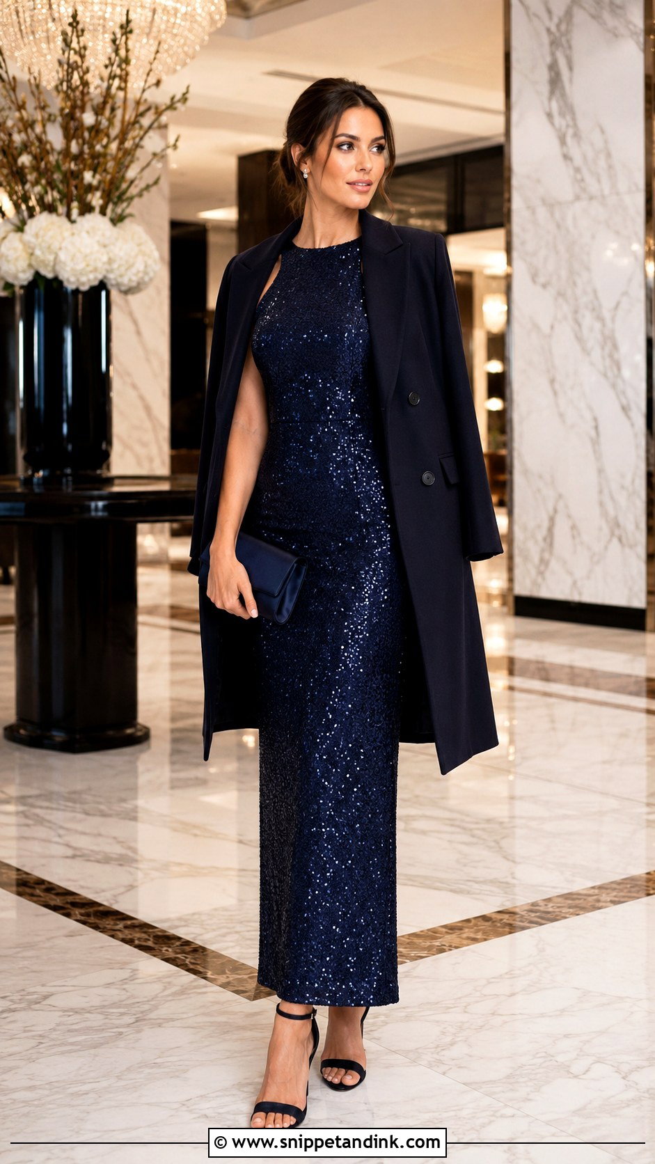 Sequin Column Wedding Party Dress - Snippet and Ink - 20 Dresses for Wedding Party
