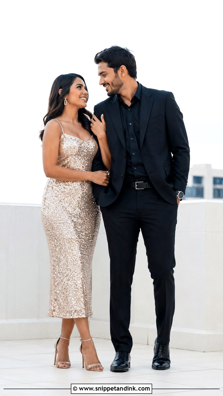 Sequin Dress Pre Wedding Shoot - Snippet and Ink - 25 Pre Wedding Shoot Dress Ideas