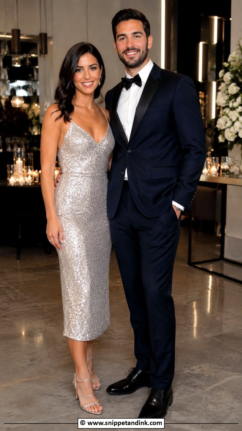 Sequin Engagement Dress Couple - Snippet and Ink - 30 Engegment Dresses Couple